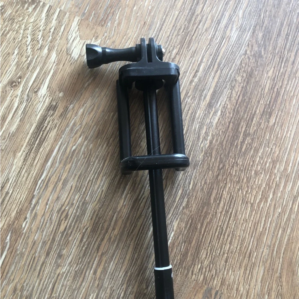 BLACK PHONE STAND HANDHELD SELF STICK